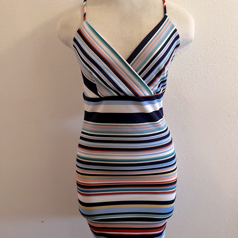 Striped Bodycon Dress